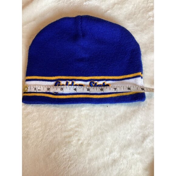 Golden State Warriors Retro Beanie Winter Hat Colosseum Athletics - Picture 5 of 7